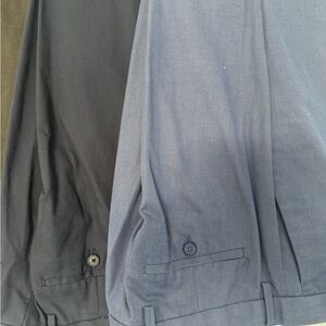 Banana Republic Navy and light blue Trousers. New  one price 80. 33x32